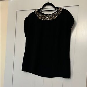 Ted Baker Embellished Black Women's Top
